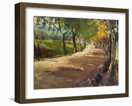 Street near Godramstein, 1909-Max Slevogt-Framed Giclee Print