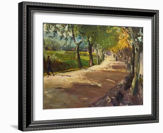 Street near Godramstein, 1909-Max Slevogt-Framed Giclee Print