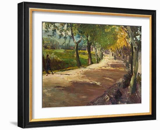 Street near Godramstein, 1909-Max Slevogt-Framed Giclee Print