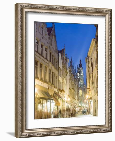 Street Near the Grand Place, Brussels, Belgium, Europe-Christian Kober-Framed Photographic Print