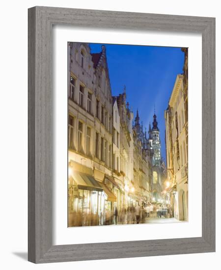 Street Near the Grand Place, Brussels, Belgium, Europe-Christian Kober-Framed Photographic Print