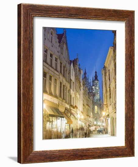 Street Near the Grand Place, Brussels, Belgium, Europe-Christian Kober-Framed Photographic Print