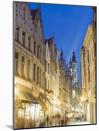 Street Near the Grand Place, Brussels, Belgium, Europe-Christian Kober-Mounted Photographic Print