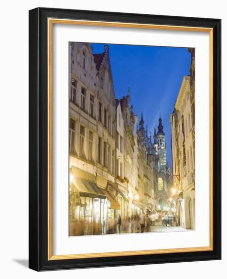 Street Near the Grand Place, Brussels, Belgium, Europe-Christian Kober-Framed Photographic Print