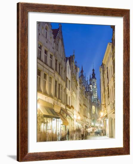 Street Near the Grand Place, Brussels, Belgium, Europe-Christian Kober-Framed Photographic Print