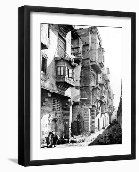 Street, Nubia, Egypt, 1887-Henri Bechard-Framed Giclee Print