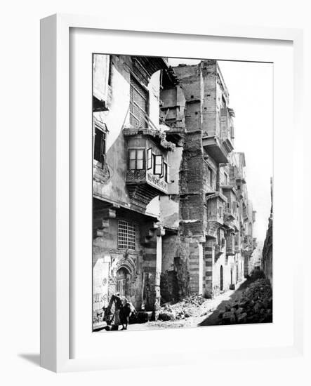 Street, Nubia, Egypt, 1887-Henri Bechard-Framed Giclee Print