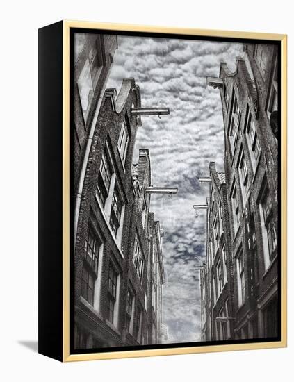 Street of Amsterdam-Andrea Costantini-Framed Premier Image Canvas