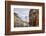 Street of homes is off the main square in Old Town Warsaw. Homes have been restored-Mallorie Ostrowitz-Framed Photographic Print