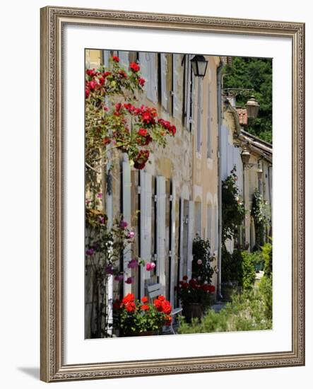 Street of Houses, St. Jean De Cole, Dordogne, France, Europe-Peter Richardson-Framed Photographic Print