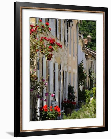 Street of Houses, St. Jean De Cole, Dordogne, France, Europe-Peter Richardson-Framed Photographic Print