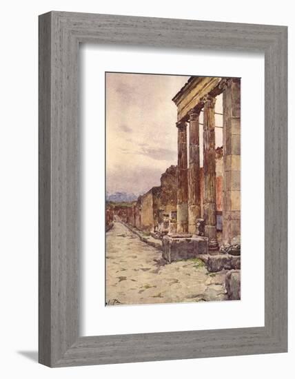 Street of Isis, Pompeii-Alberto Pisa-Framed Photographic Print