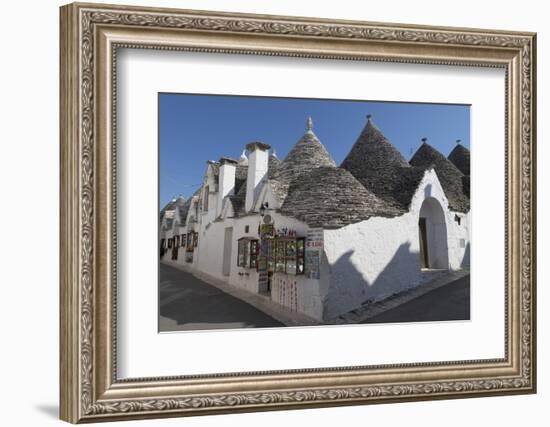 Street of Of Traditional Trullos (Trulli) in Alberobello-Martin-Framed Photographic Print