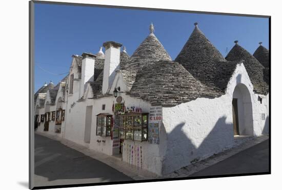 Street of Of Traditional Trullos (Trulli) in Alberobello-Martin-Mounted Photographic Print