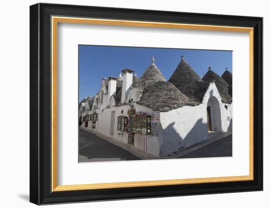 Street of Of Traditional Trullos (Trulli) in Alberobello-Martin-Framed Photographic Print