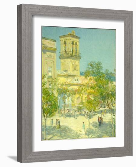 Street of the Great Captain, Cordoba, 1910-Childe Hassam-Framed Giclee Print