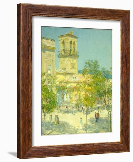 Street of the Great Captain, Cordoba, 1910-Childe Hassam-Framed Giclee Print