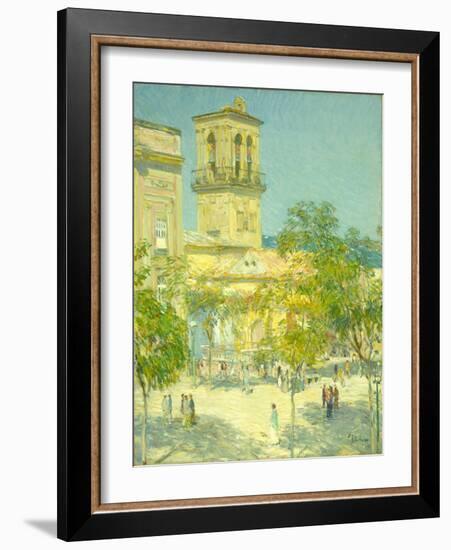 Street of the Great Captain, Cordoba, 1910-Childe Hassam-Framed Giclee Print