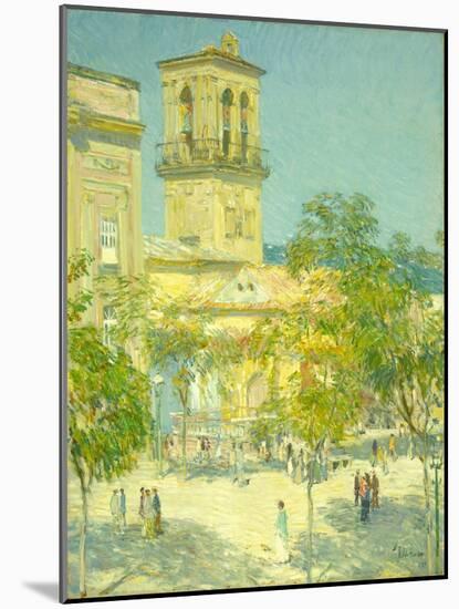 Street of the Great Captain, Cordoba, 1910-Childe Hassam-Mounted Giclee Print