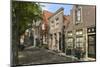 Street of Uniquely Individual Dutch Houses, Zuider Havendijk, Enkhuizen, North Holland, Netherlands-Peter Richardson-Mounted Photographic Print