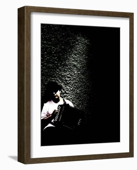 Street Performer-David Ridley-Framed Photographic Print