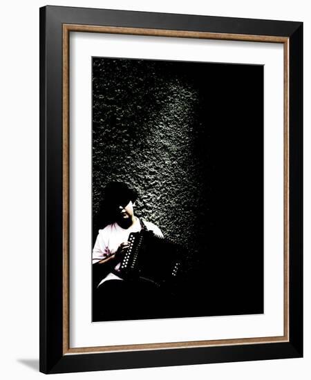 Street Performer-David Ridley-Framed Photographic Print