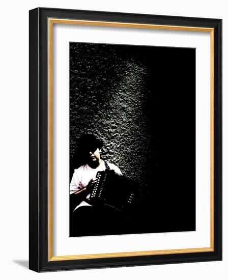 Street Performer-David Ridley-Framed Photographic Print