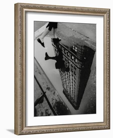 Street Reflections-Chris Bliss-Framed Photographic Print