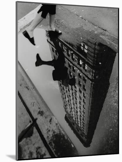 Street Reflections-Chris Bliss-Mounted Photographic Print