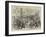 Street Riot Between Turkish Gendarmes and Christians at Constantinople-Charles Robinson-Framed Giclee Print