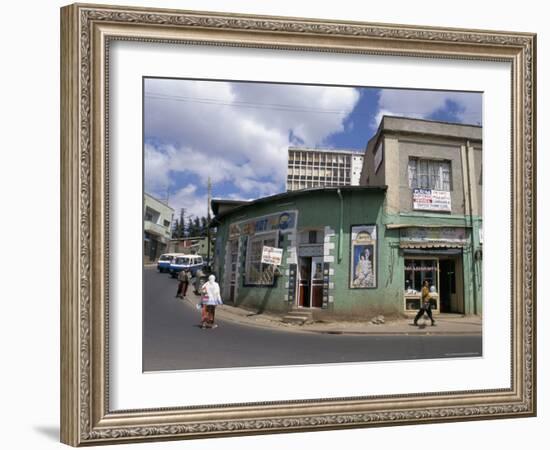 Street Scene, Addis Ababa, Ethiopia, Africa-Jane Sweeney-Framed Photographic Print