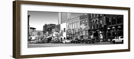 Street Scene at Dusk, Nashville, Tennessee, USA-null-Framed Photographic Print