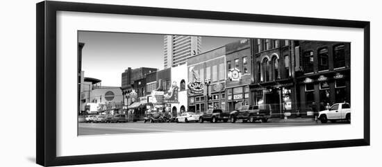 Street Scene at Dusk, Nashville, Tennessee, USA-null-Framed Photographic Print