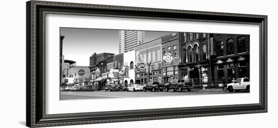 Street Scene at Dusk, Nashville, Tennessee, USA-null-Framed Photographic Print
