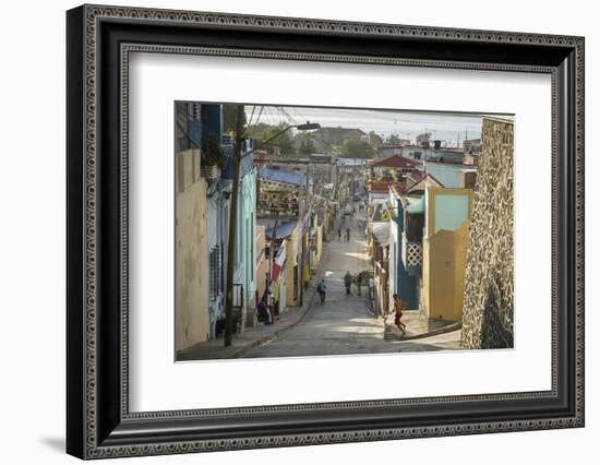 Street Scene at the Tivoli Neighborhood, Santiago De Cuba, Cuba, West Indies, Caribbean-Yadid Levy-Framed Photographic Print