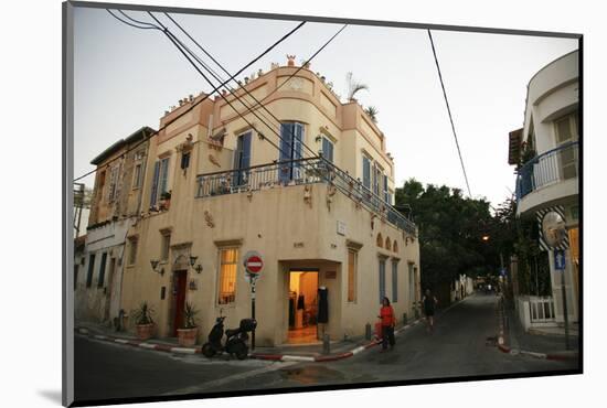 Street Scene at the Trendy Neve Tzedek Neighbourhood, Tel Aviv, Israel, Middle East-Yadid Levy-Mounted Photographic Print