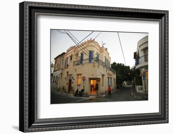 Street Scene at the Trendy Neve Tzedek Neighbourhood, Tel Aviv, Israel, Middle East-Yadid Levy-Framed Premium Photographic Print