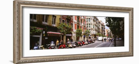 Street Scene Barcelona Spain-null-Framed Photographic Print