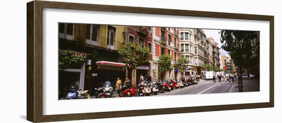 Street Scene Barcelona Spain-null-Framed Photographic Print