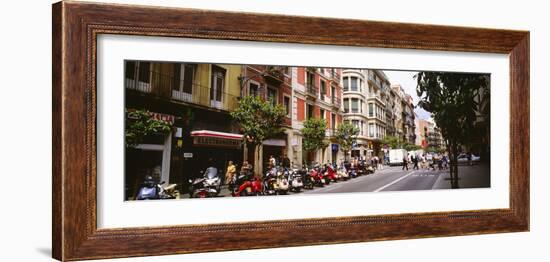 Street Scene Barcelona Spain-null-Framed Photographic Print