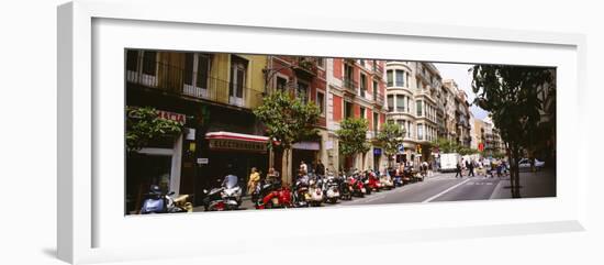 Street Scene Barcelona Spain-null-Framed Photographic Print