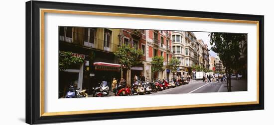 Street Scene Barcelona Spain-null-Framed Photographic Print