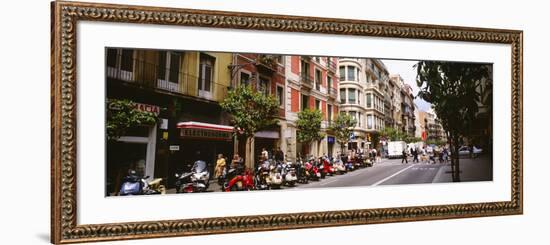 Street Scene Barcelona Spain-null-Framed Photographic Print