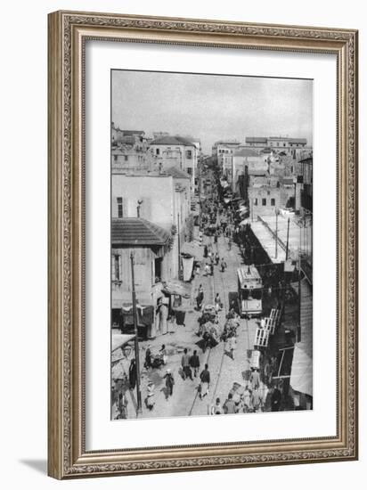 Street Scene, Beirut, Lebanon, C1924-Ewing Galloway-Framed Premium Giclee Print