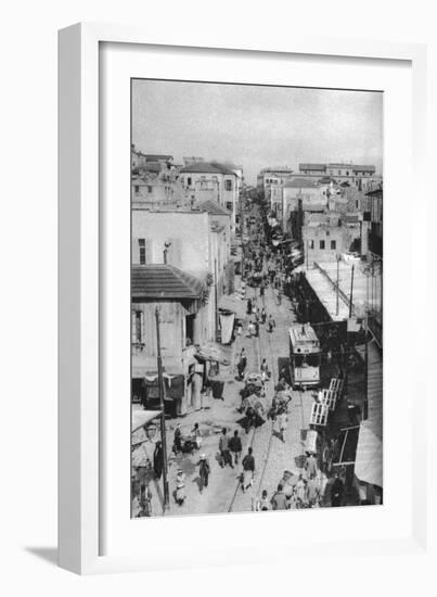Street Scene, Beirut, Lebanon, C1924-Ewing Galloway-Framed Premium Giclee Print