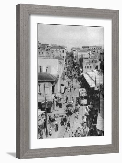 Street Scene, Beirut, Lebanon, C1924-Ewing Galloway-Framed Giclee Print