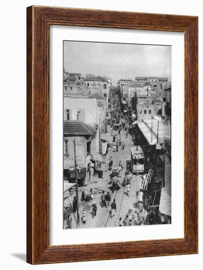 Street Scene, Beirut, Lebanon, C1924-Ewing Galloway-Framed Giclee Print