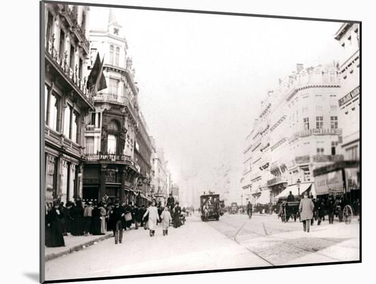 Street Scene, Brussels, 1898-James Batkin-Mounted Photographic Print