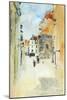 Street Scene, c.1888-James Abbott McNeill Whistler-Mounted Giclee Print