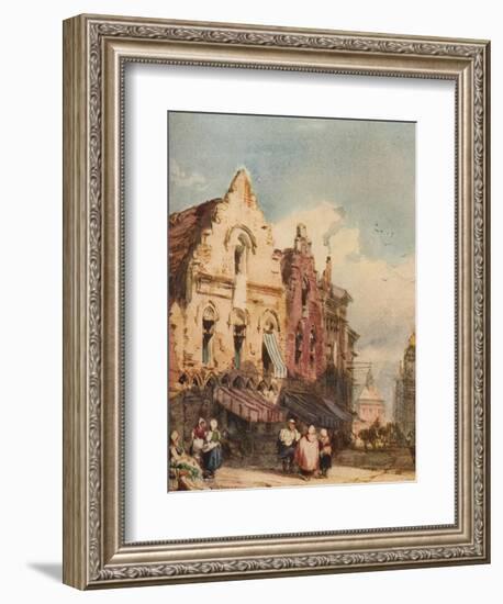 'Street Scene', c1826, (1923)-Richard Parkes Bonington-Framed Giclee Print